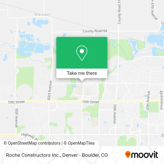 Roche Constructors Inc. map