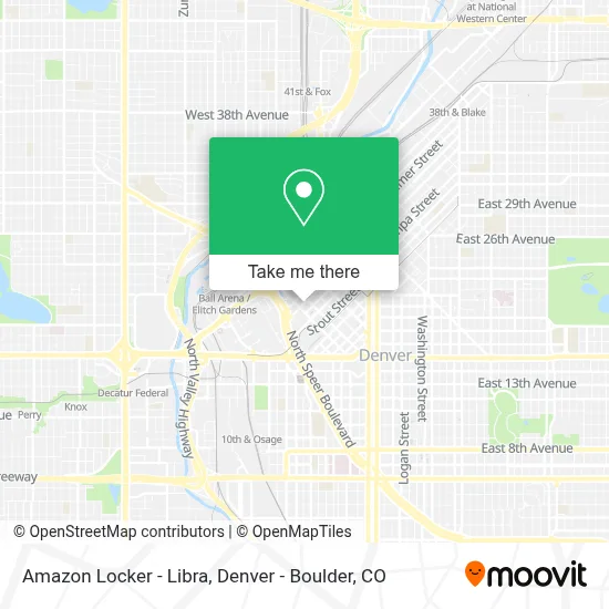 Amazon Locker - Libra map