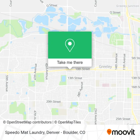 Speedo Mat Laundry map