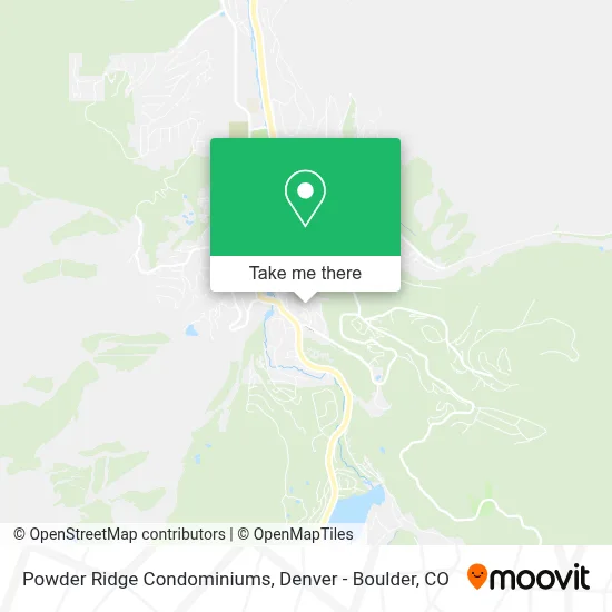 Powder Ridge Condominiums map