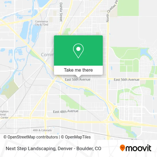 Next Step Landscaping map