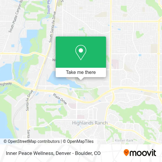 Inner Peace Wellness map