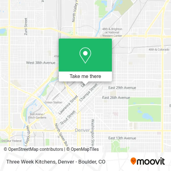 Three Week Kitchens map