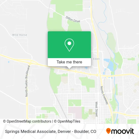 Springs Medical Associate map