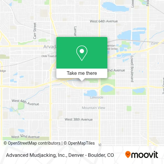Advanced Mudjacking, Inc. map