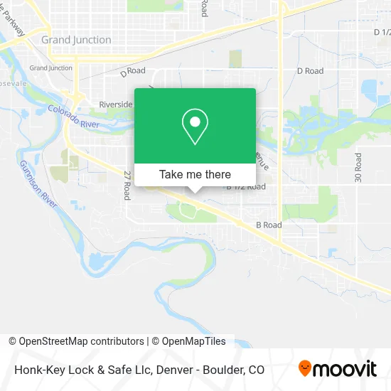 Honk-Key Lock & Safe Llc map