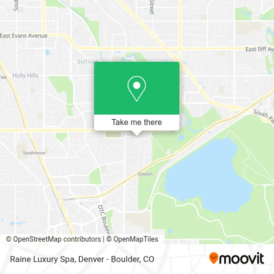 Raine Luxury Spa map