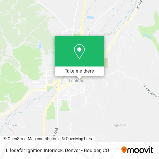 Lifesafer Ignition Interlock map