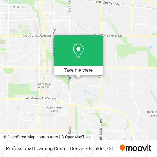 Professional Learning Center map