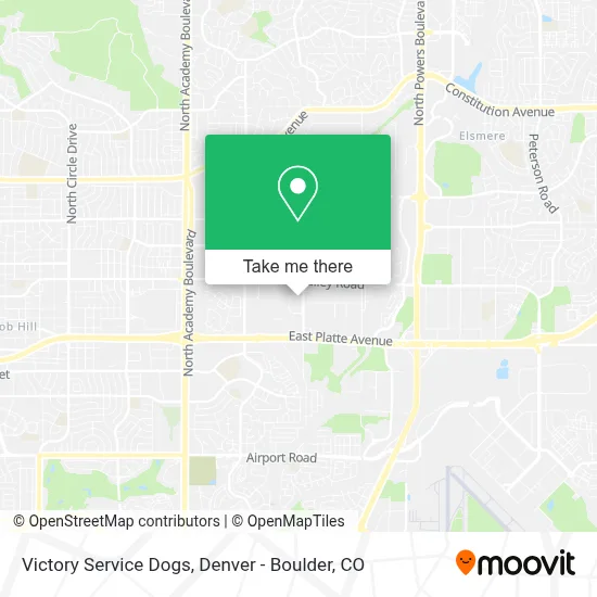 Victory Service Dogs map