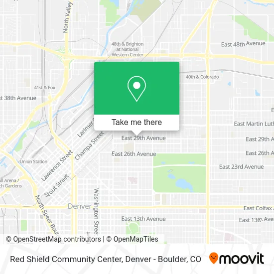 Red Shield Community Center map