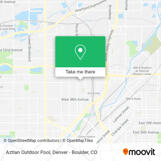 Aztlan Outdoor Pool map