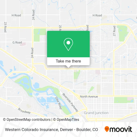 Western Colorado Insurance map