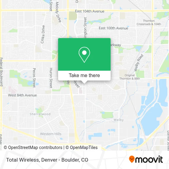 Total Wireless map