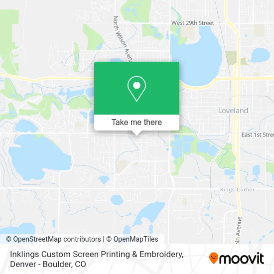 Inklings Custom Screen Printing & Embroidery map