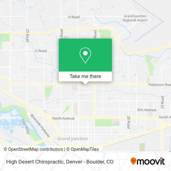High Desert Chiropractic map