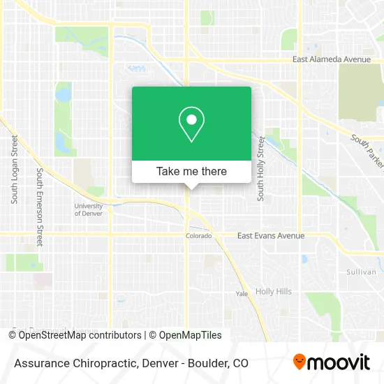Assurance Chiropractic map