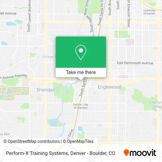 Perform-X Training Systems map