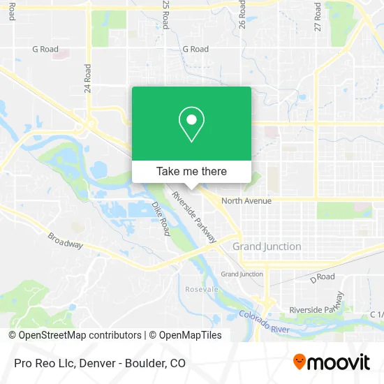Pro Reo Llc map