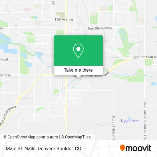Main St. Nails map