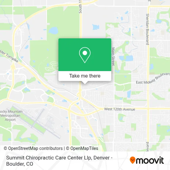 Summit Chiropractic Care Center Llp map