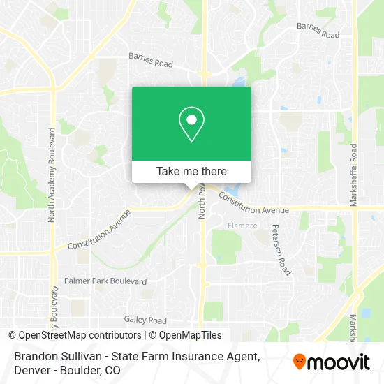 Brandon Sullivan - State Farm Insurance Agent map