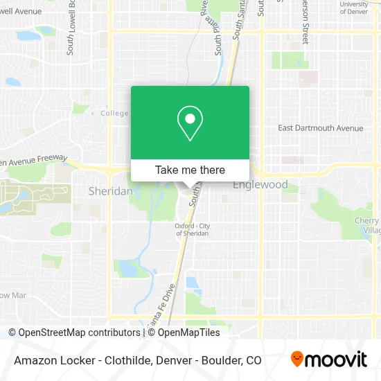 Amazon Locker - Clothilde map