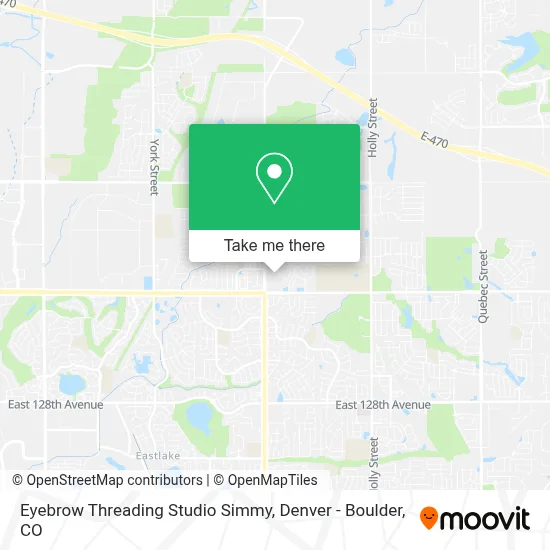 Eyebrow Threading Studio Simmy map