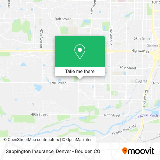 Sappington Insurance map