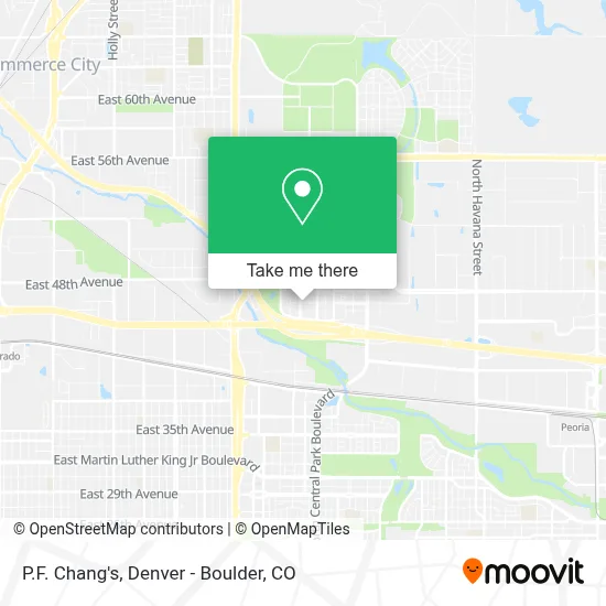 P.F. Chang's map