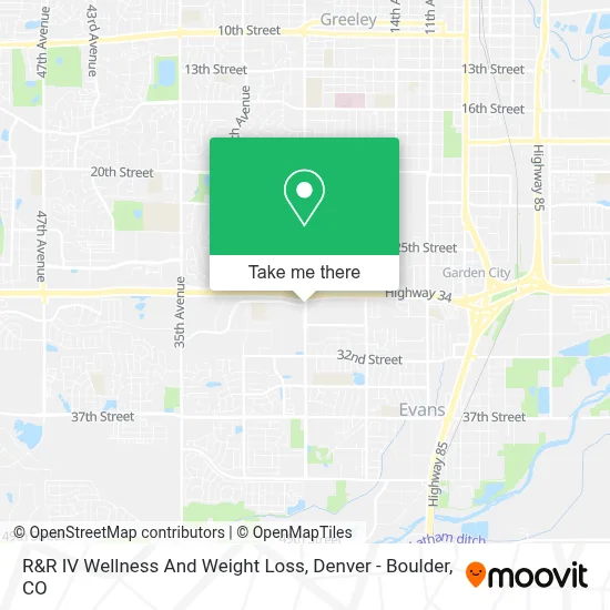R&R IV Wellness And Weight Loss map