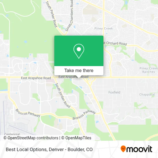 Best Local Options map
