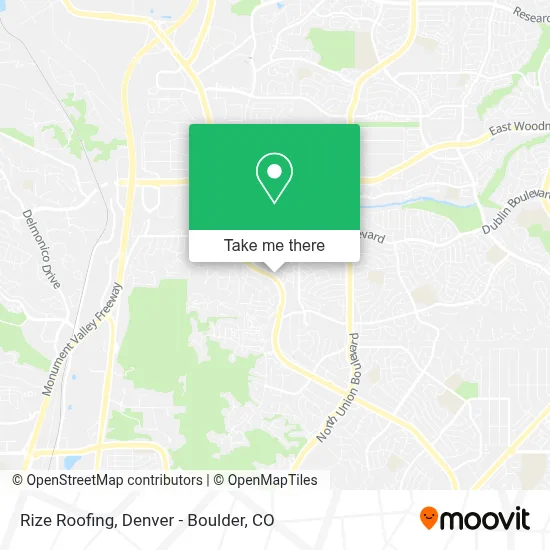 Rize Roofing map