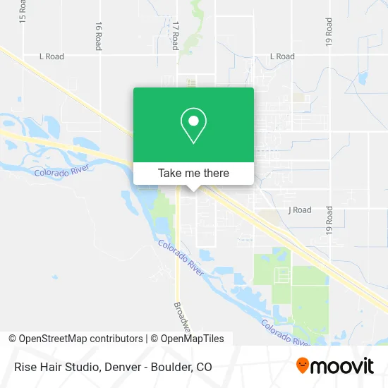 Rise Hair Studio map