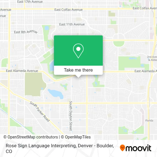 Rose Sign Language Interpreting map