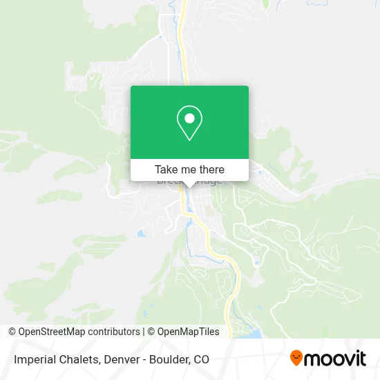 Imperial Chalets map