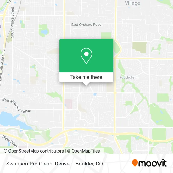 Swanson Pro Clean map