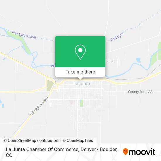 La Junta Chamber Of Commerce map