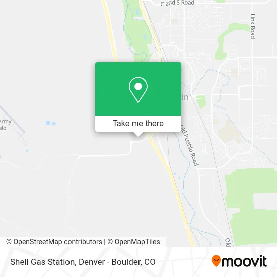 Shell Gas Station map