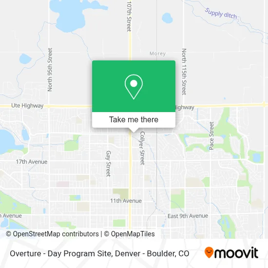 Overture - Day Program Site map