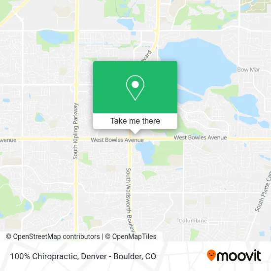 100% Chiropractic map