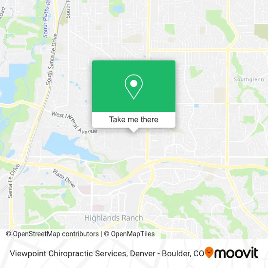 Viewpoint Chiropractic Services map