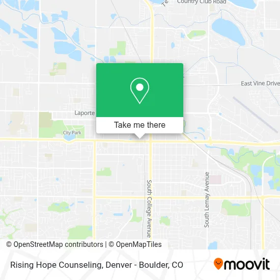 Rising Hope Counseling map