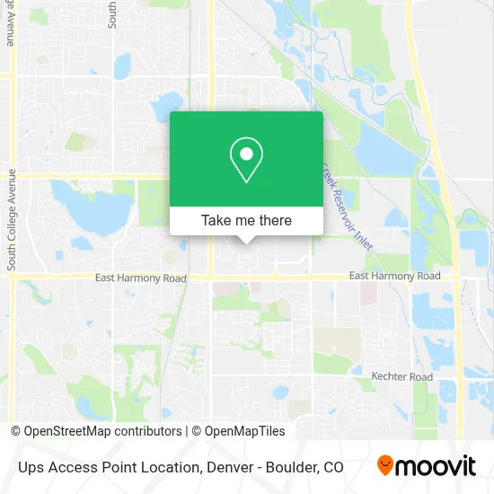 Ups Access Point Location map