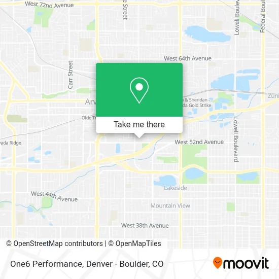 One6 Performance map