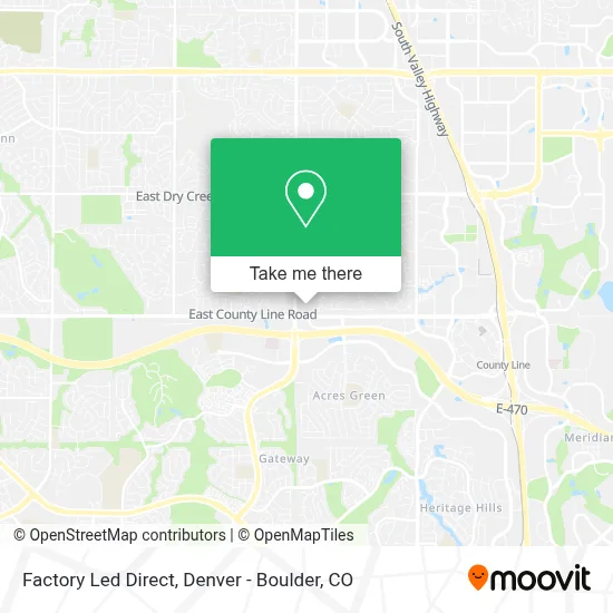 Factory Led Direct map