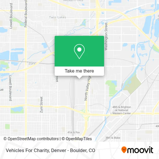 Vehicles For Charity map