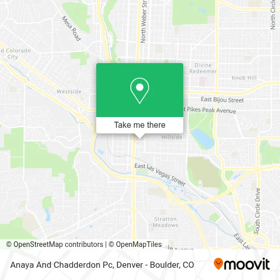 Anaya And Chadderdon Pc map
