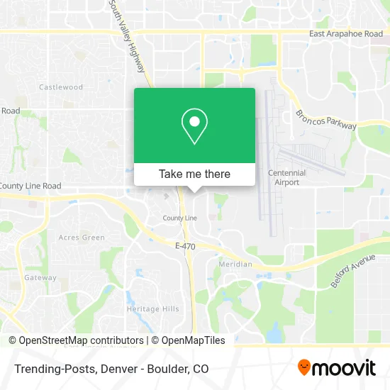 Trending-Posts map