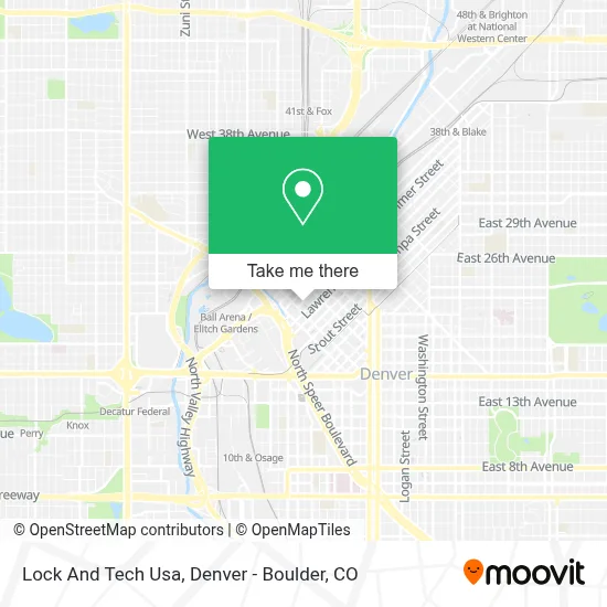 Lock And Tech Usa map